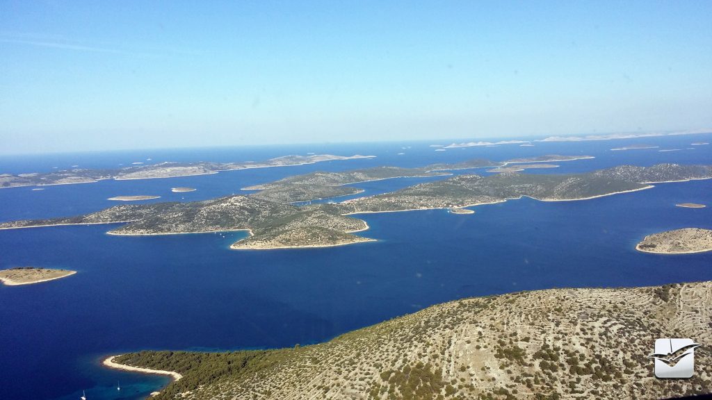 Otoci Žirje, Kaprije Izlet avionom, skydive Croatia Aeroklub Tandem