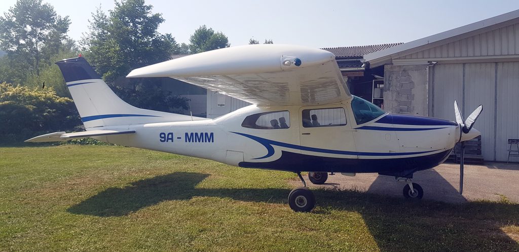 C-210, 9A-MMM, skydive Croatia, Aerokilub Tandem